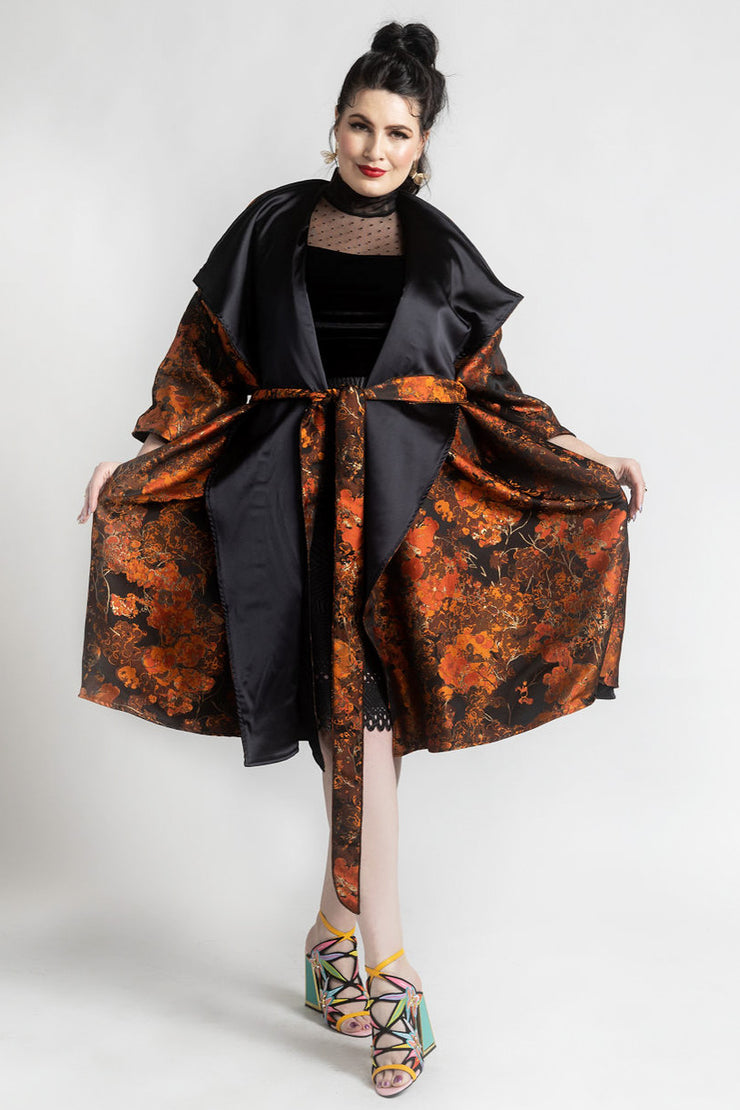 Reversible Opera Coat in "La Straniera"