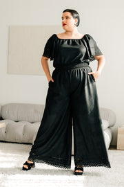 Laser Focused Faux Jumpsuit