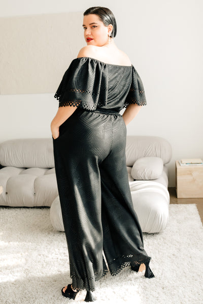 Laser Focused Faux Jumpsuit