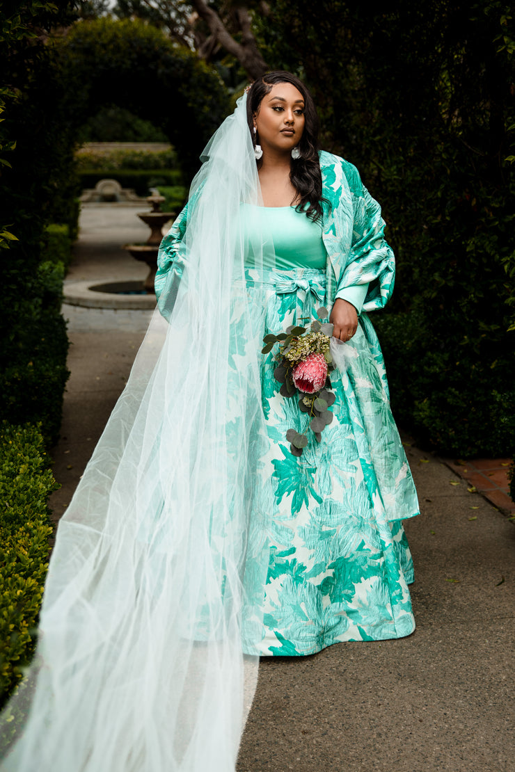 Parisian Coat in “Le Comte Ory”(Seafoam)