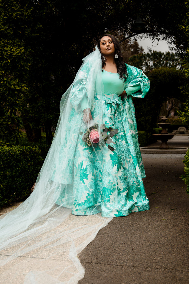 Parisian Coat in “Le Comte Ory”(Seafoam)