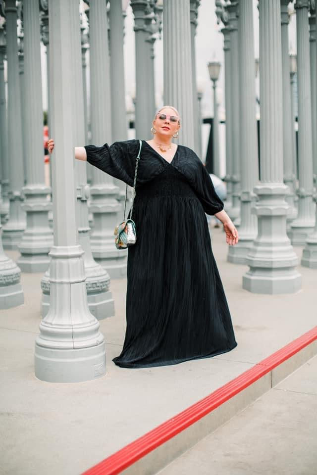 Colla Voce Dress “Black Slink”