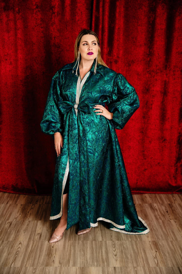 "Rusalka” Roma Coat with Swarovski Crystals