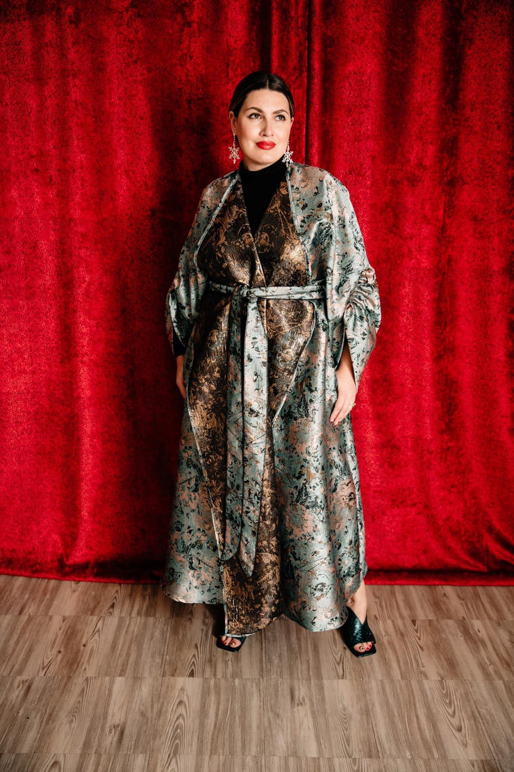Parisian Coat in "Lucia di Lammermoor" (Seafoam)