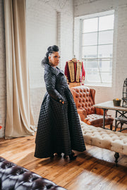Assoluta Gown Coat: “Satin Quilt”