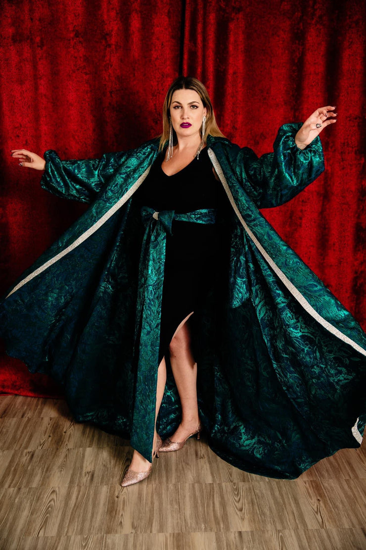 "Rusalka” Roma Coat with Swarovski Crystals
