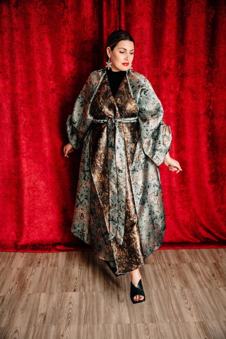 Parisian Coat in "Lucia di Lammermoor" (Seafoam)
