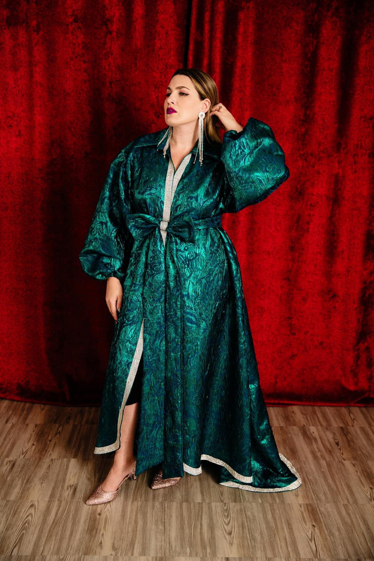 "Rusalka” Roma Coat with Swarovski Crystals