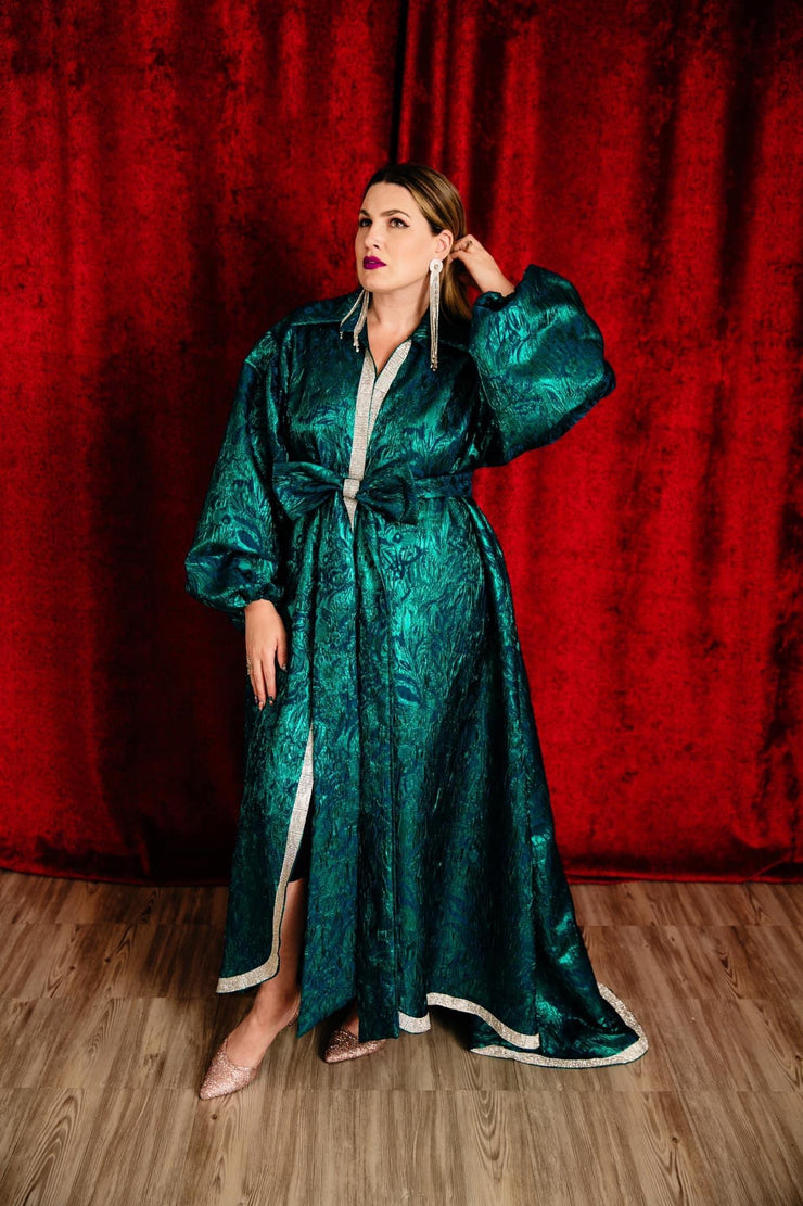 "Rusalka” Roma Coat with Swarovski Crystals