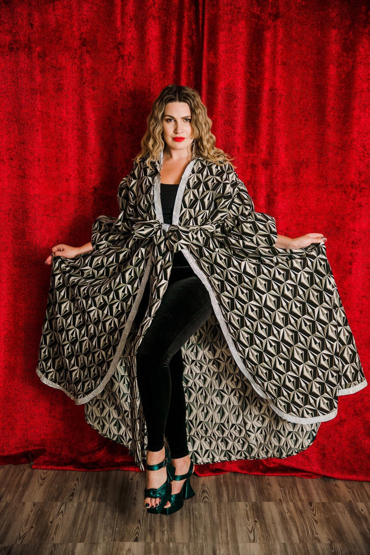 "Gianni Schicchi” Roma Coat with Swarovski Crystals