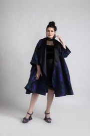 "Maometto" Reversible Opera Coat (Blue & Purple)