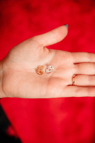 Heart Backs Earring