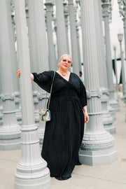 Colla Voce Dress “Black Slink”