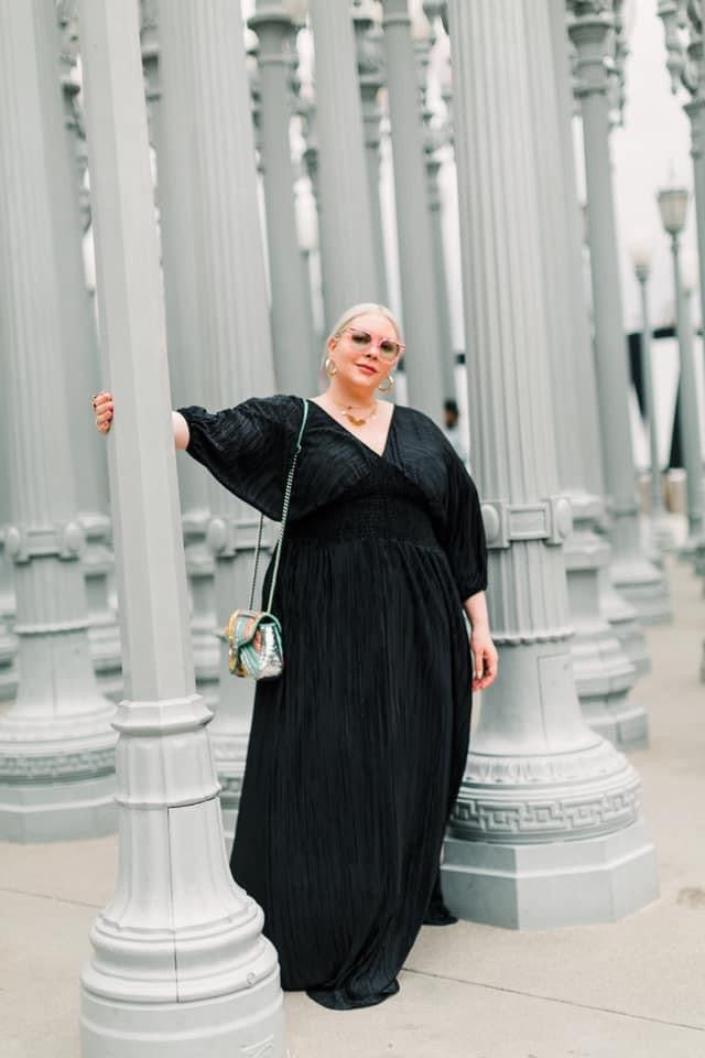 Colla Voce Dress “Black Slink”