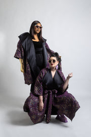 Reversible Opera Coat in “Semiramide"  (Purple)